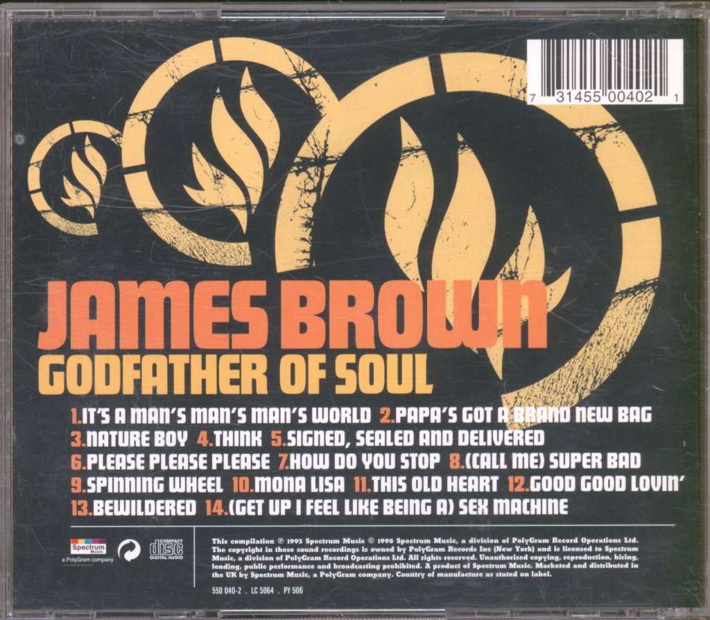 James Brown - Godfather Of Soul - Cd