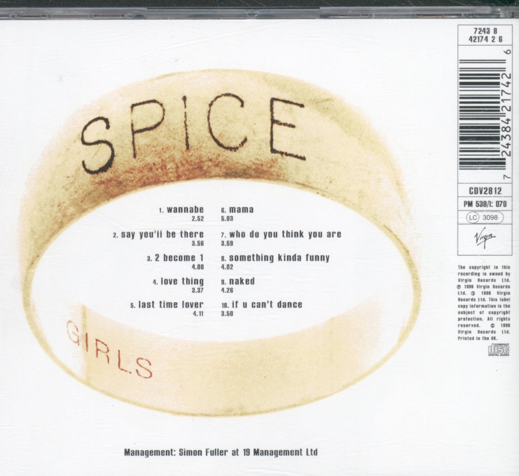 Spice Girls - Spice - Cd