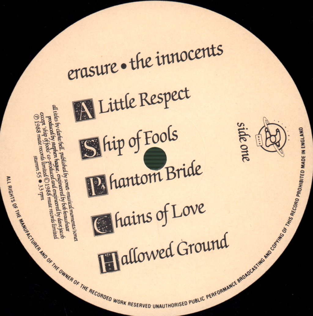 Erasure - Innocents - Lp