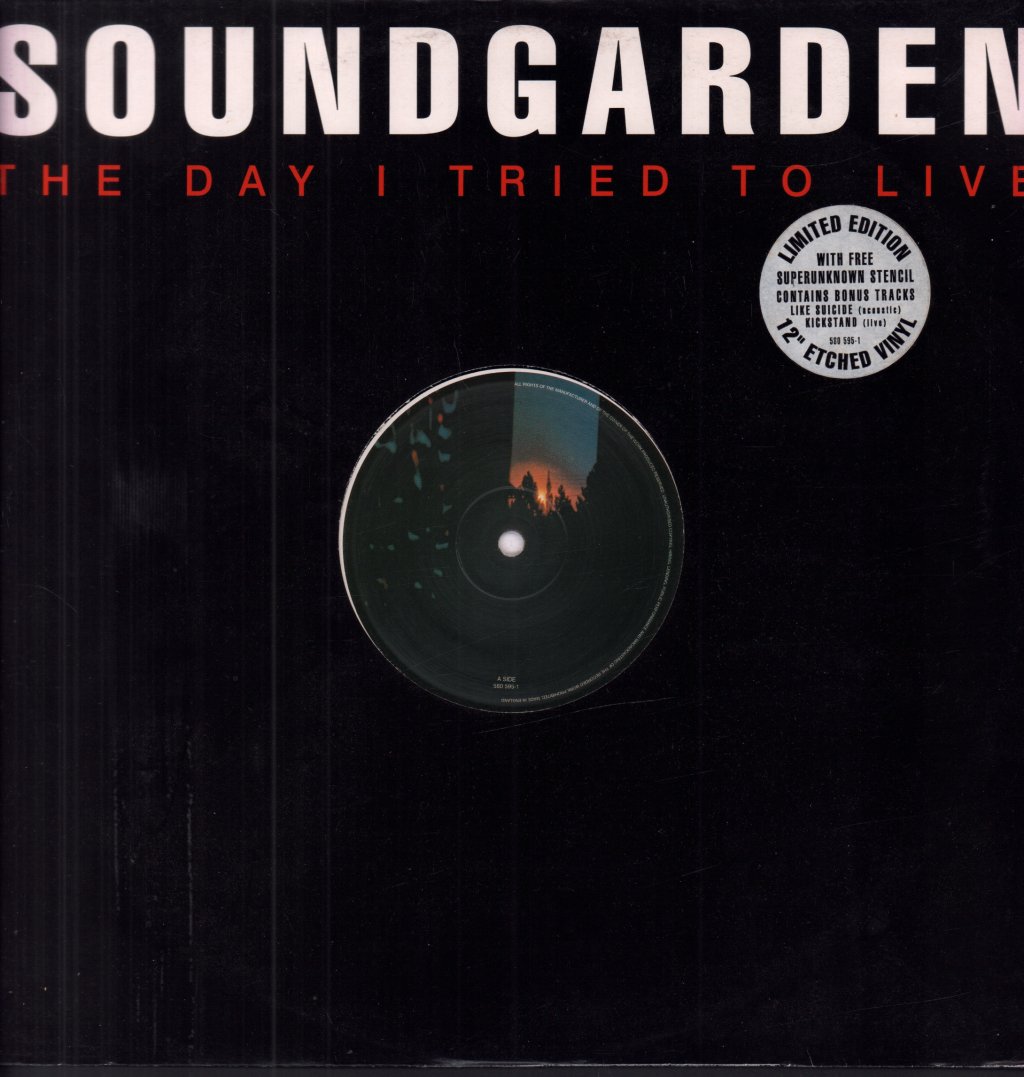 Soundgarden - Day I Tried To Live - 12 Inch