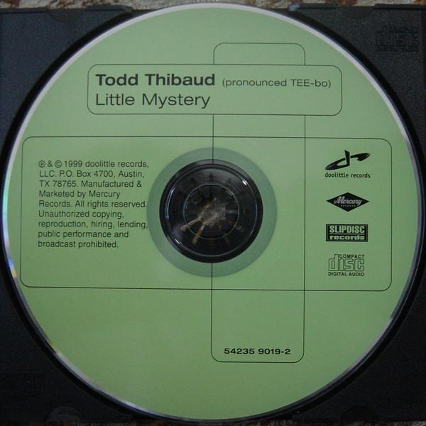 Todd Thibaud - Little Mystery - Cd