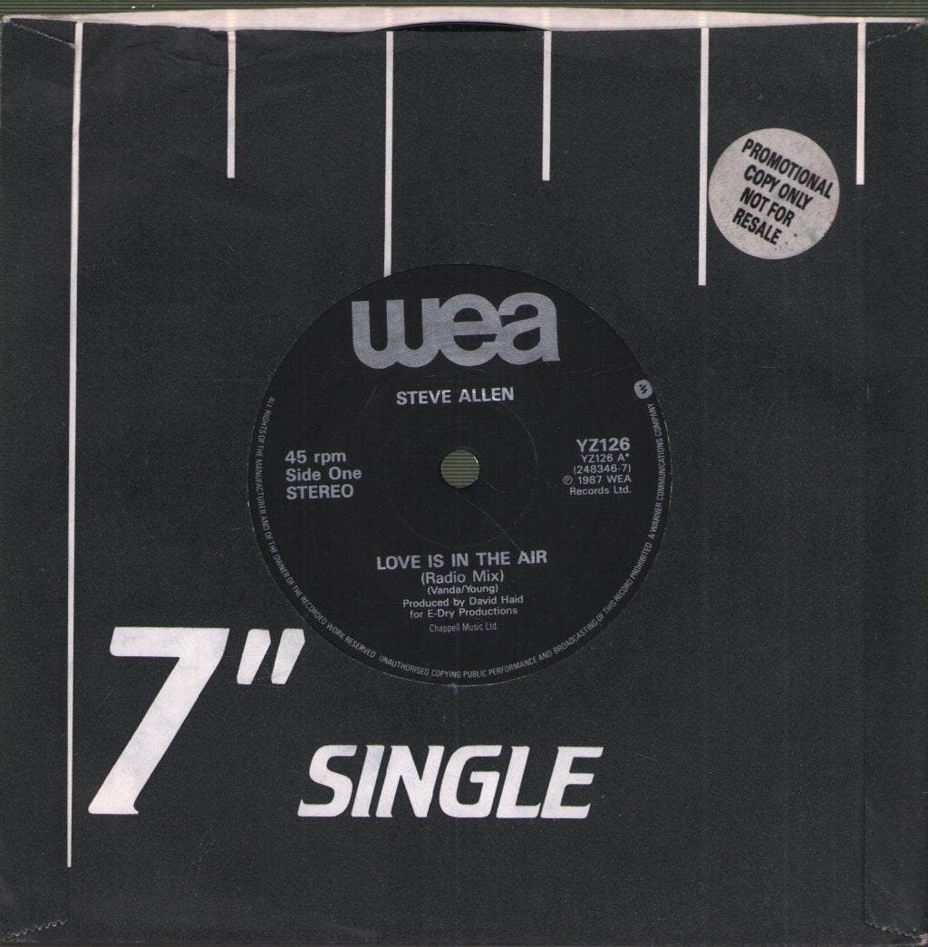 Steve Allen - Love Is In The Air - 7 Inch