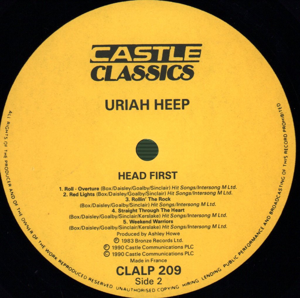 Uriah Heep - Head First - Lp