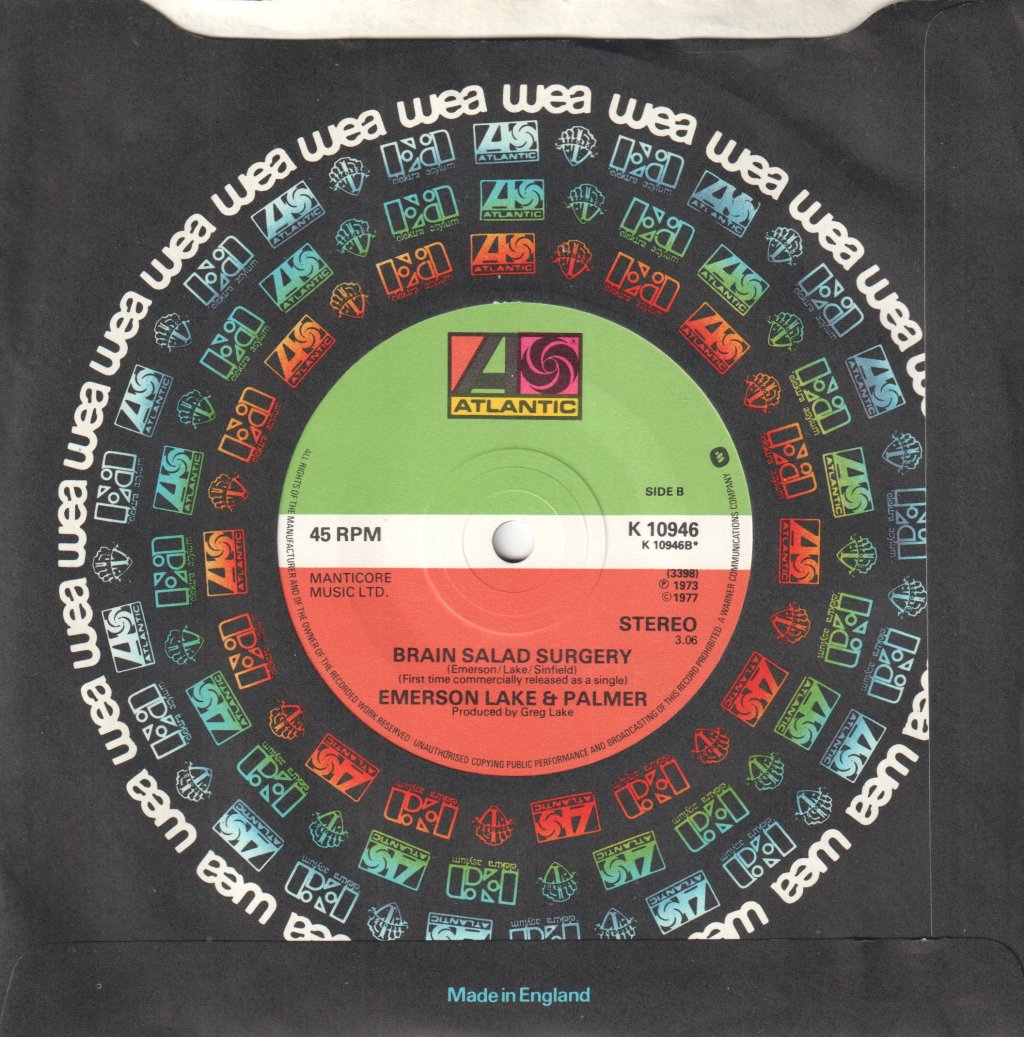 Emerson Lake And Palmer - Fanfare For The Common Man - 7 Inch