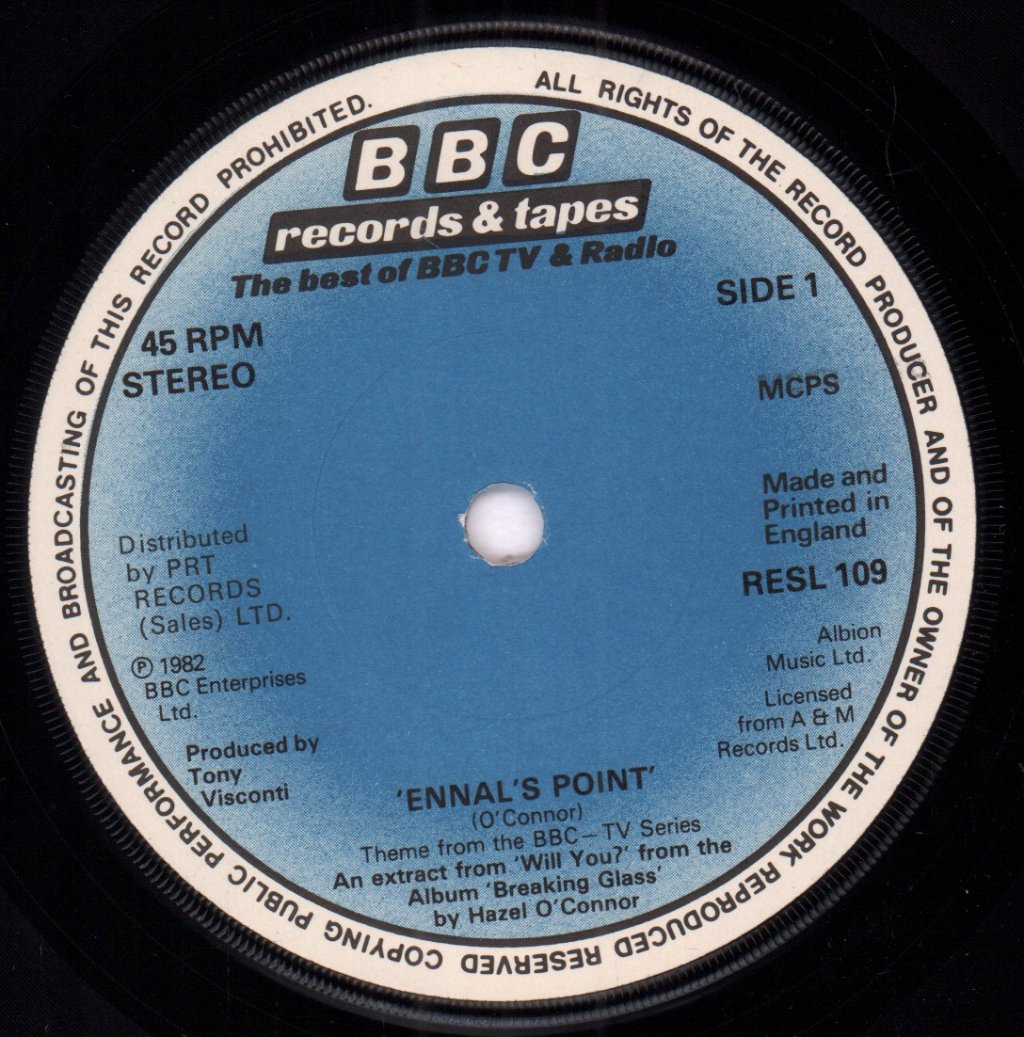 Hazel O'Connor - Ennal's Point - 7 Inch