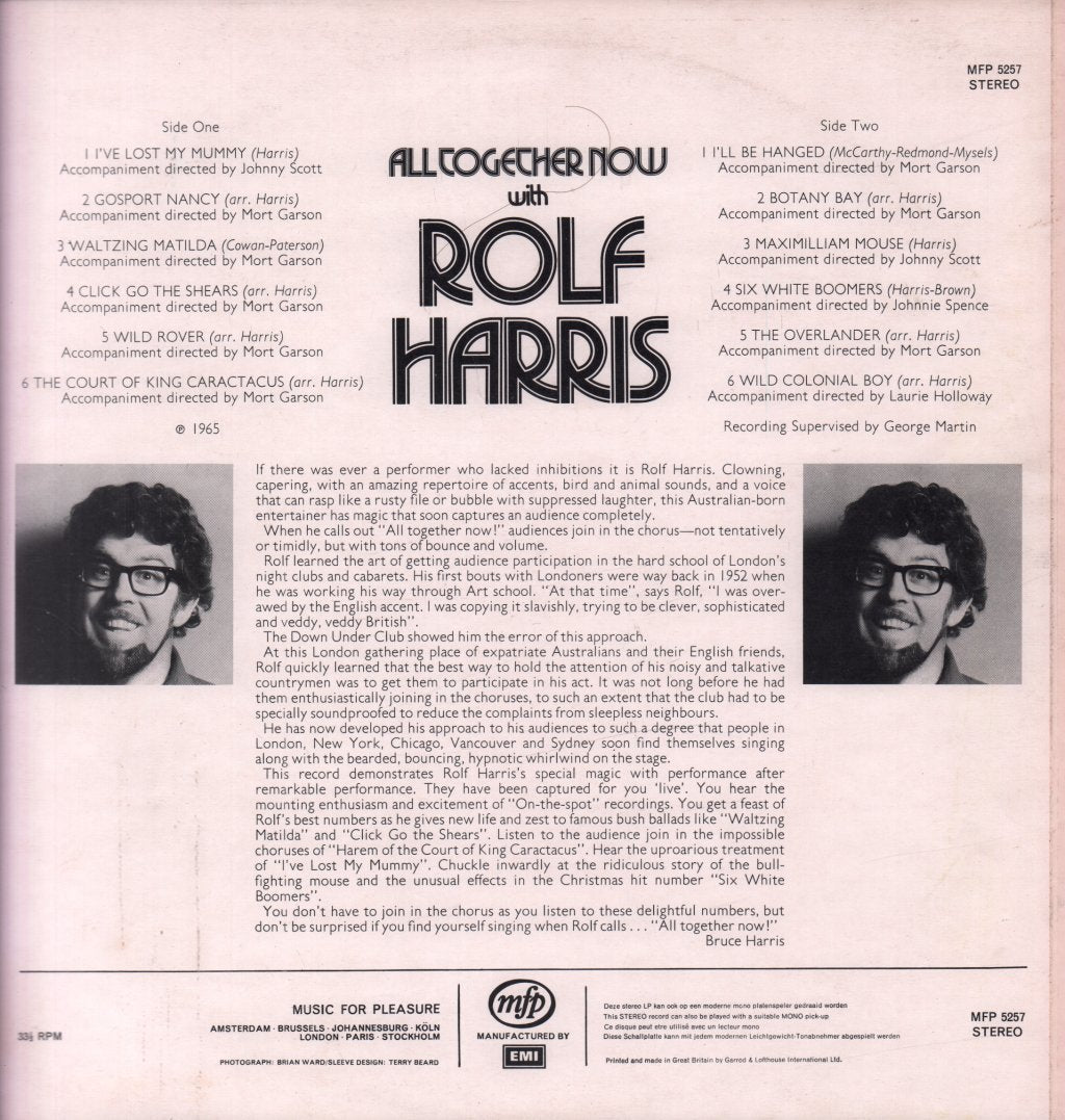 Rolf Harris - All Together Now - Lp