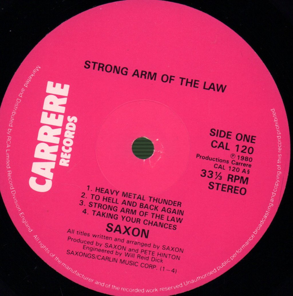 Saxon - Strong Arm Of The Law - Lp