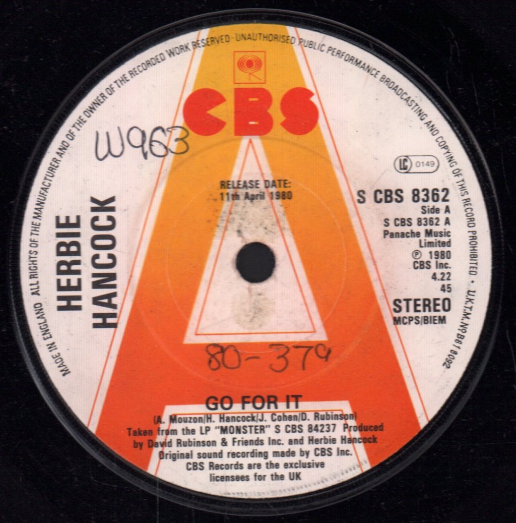 Herbie Hancock - Go For It - 7 Inch