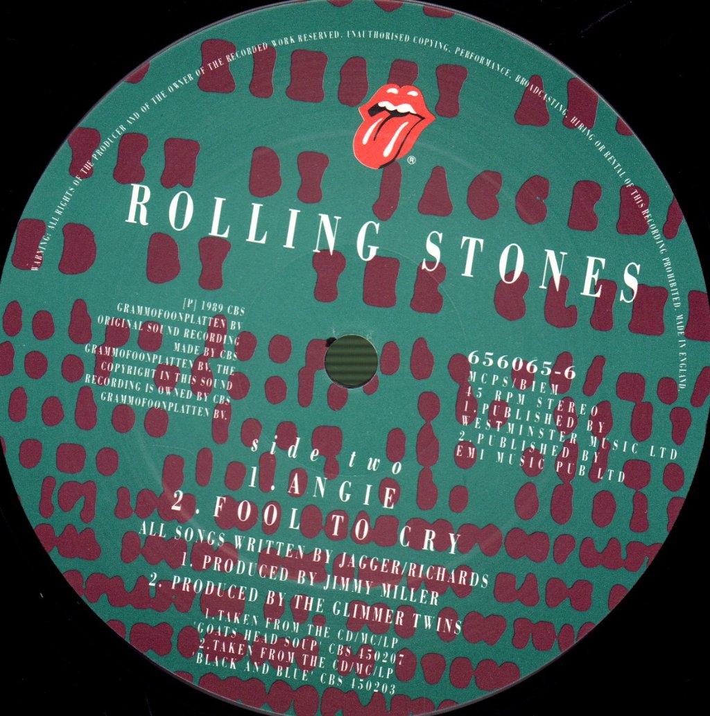 Rolling Stones - Almost Hear You Sigh - 12 Inch
