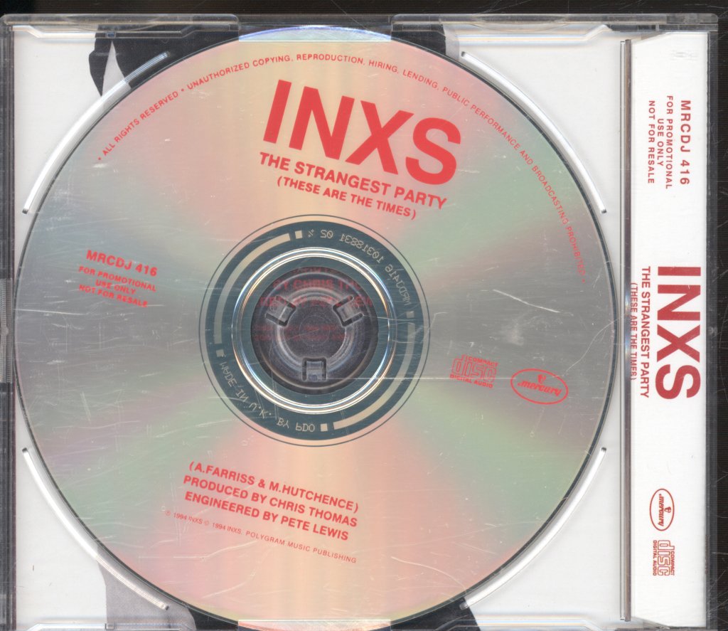 INXS - Strangest Party (These Are The Times) - Cd