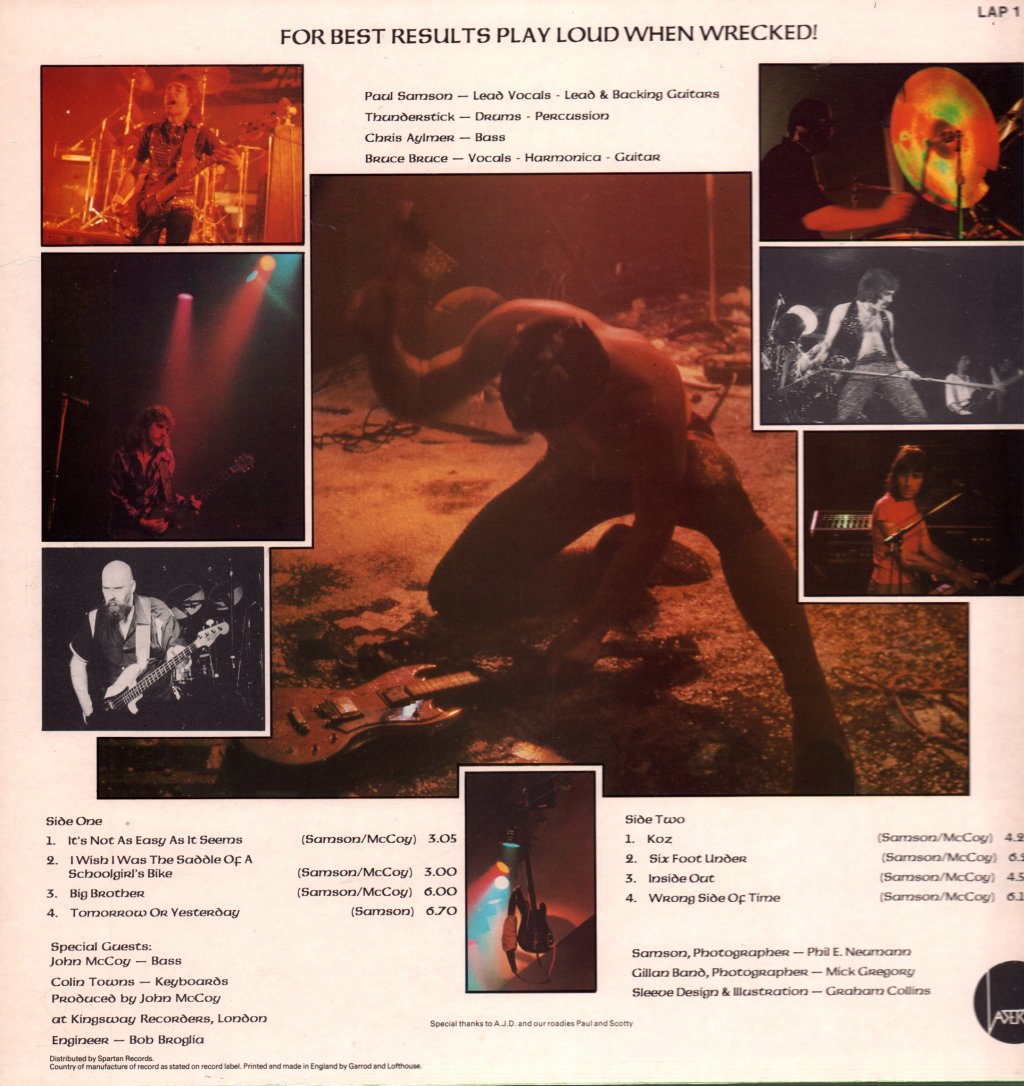 Samson (Nwobhm/Metal Group) - Survivors - Lp