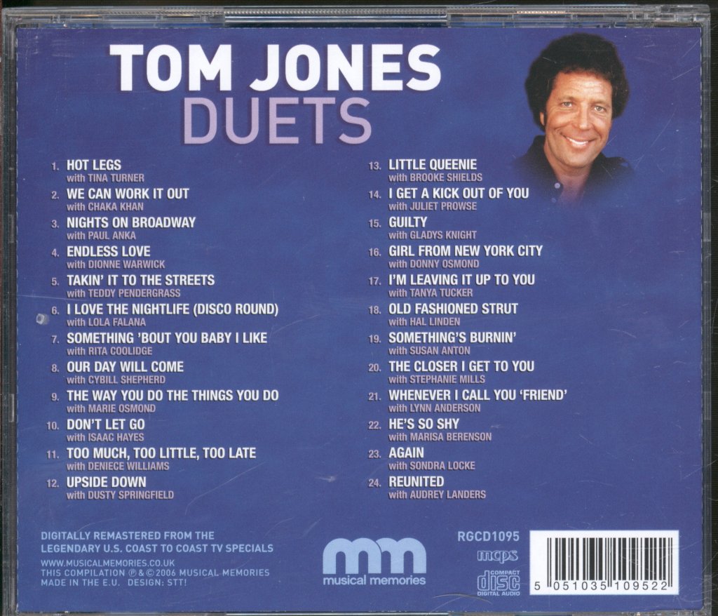 Tom Jones - Duets - Cd