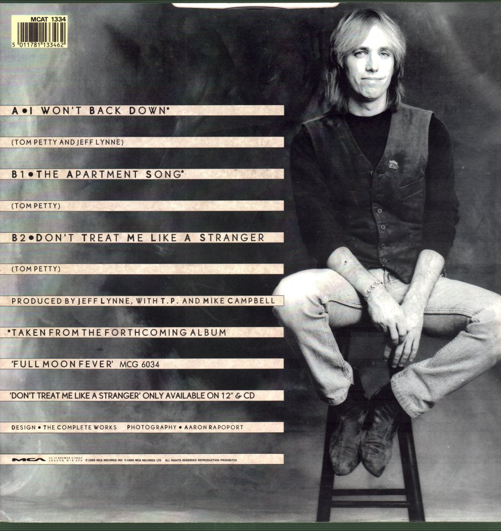 Tom Petty - I Won't Back Down - 12 Inch