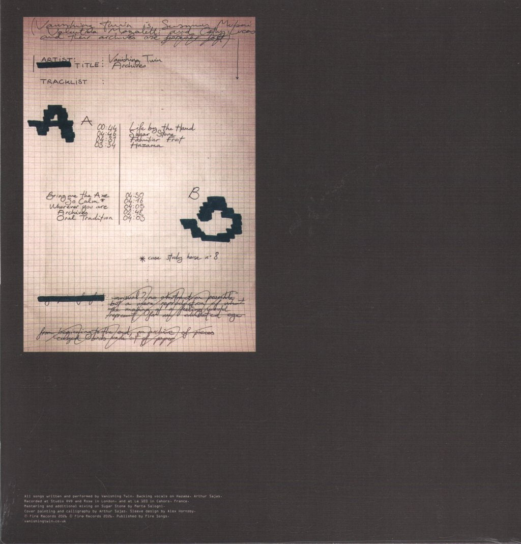 Vanishing Twin - Archives - Lp