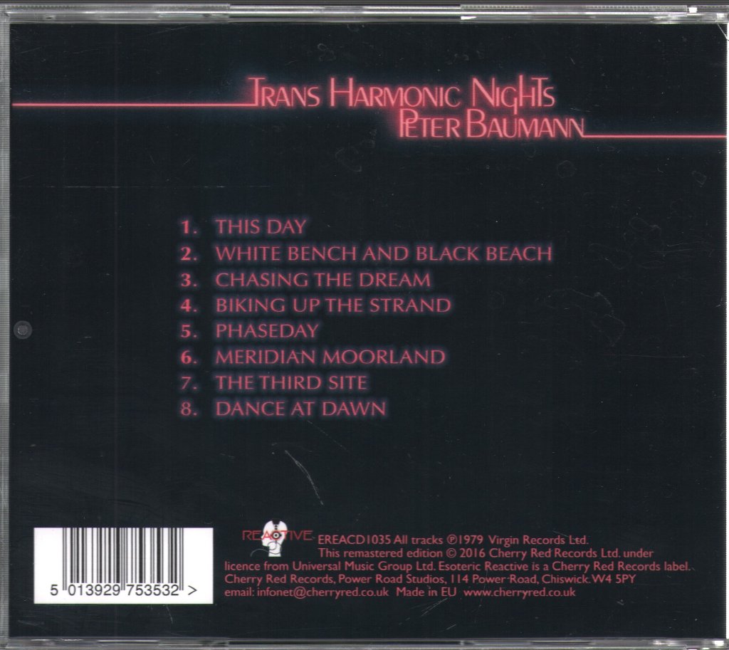 Peter Baumann - Trans Harmonic Nights - Cd