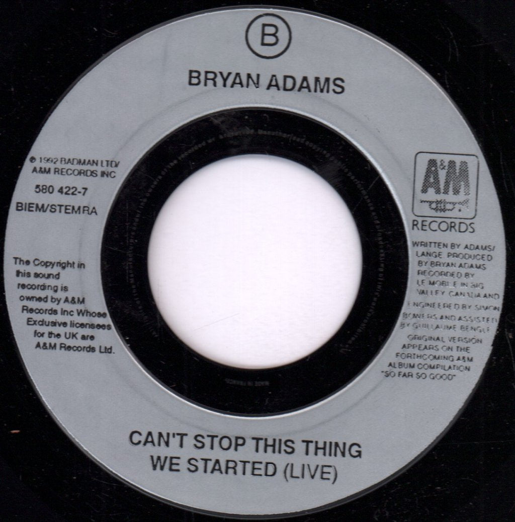 Bryan Adams - Please Forgive Me - 7 Inch