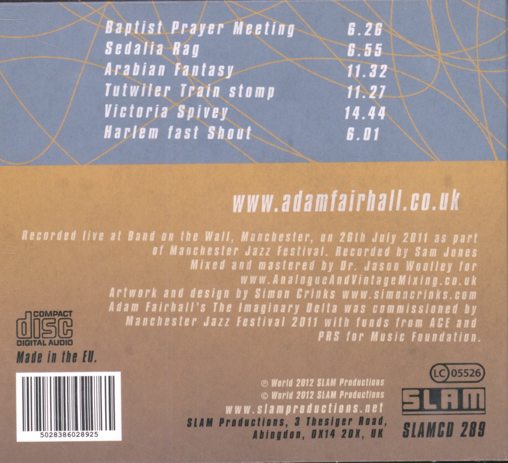 Adam Fairhall - Imaginary Delta - Cd