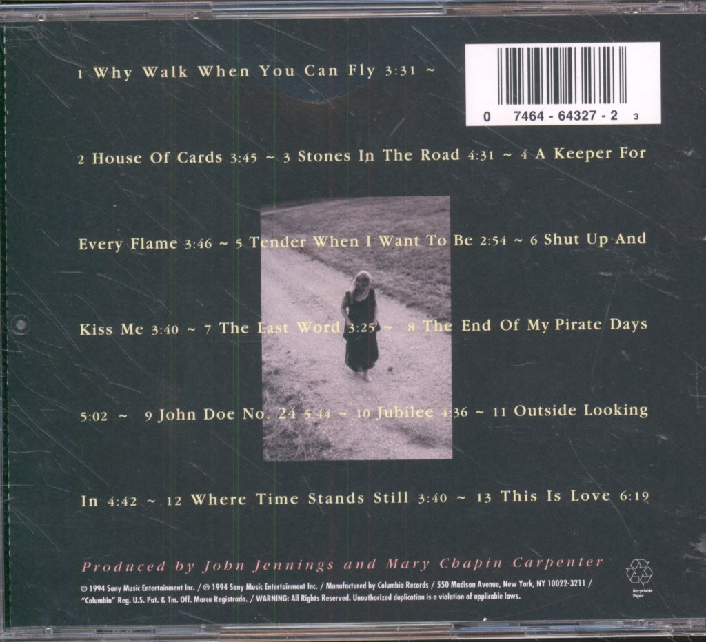 Mary Chapin Carpenter - Stones In The Road - Cd