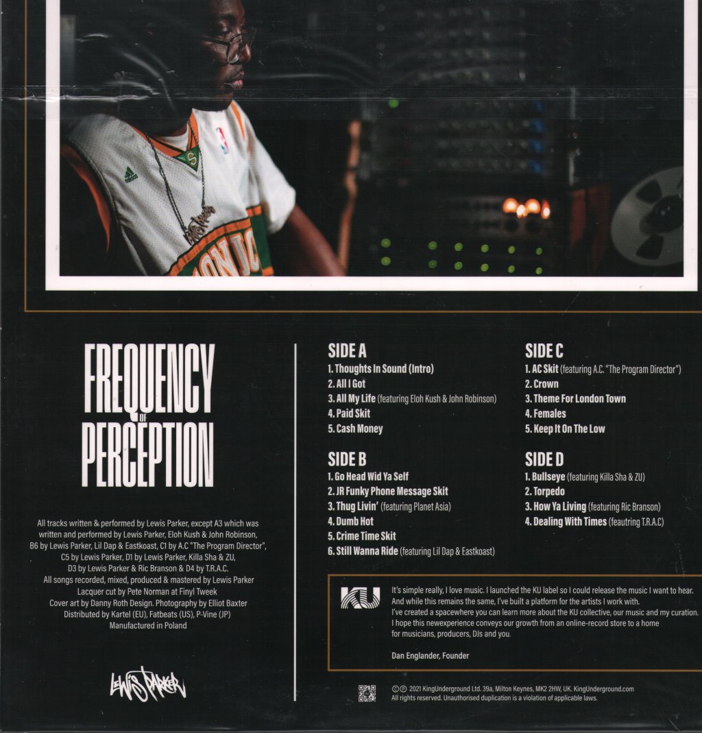 Lewis Parker - Frequency of Perception - Double Lp