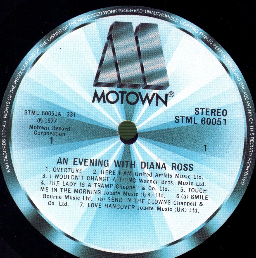 Diana Ross - An Evening With Diana Ross - Double Lp
