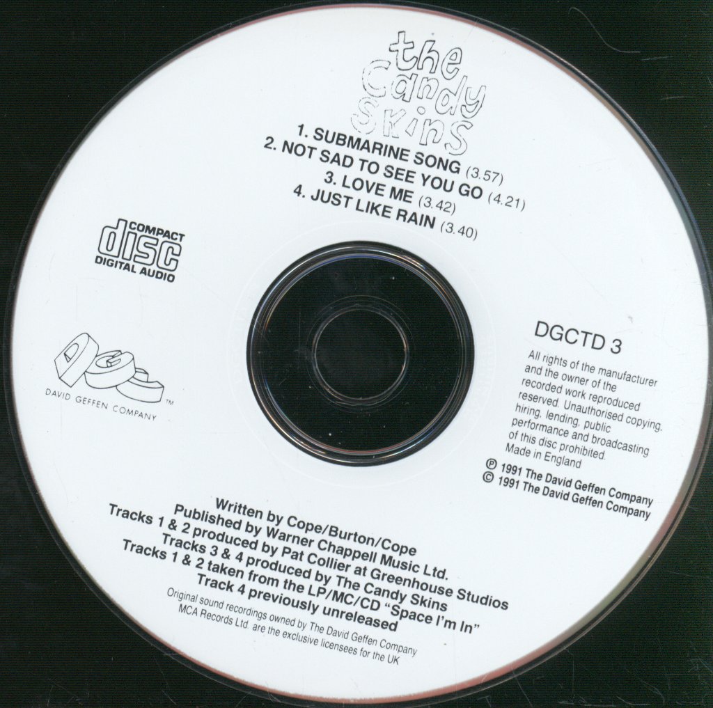 Candy Skins - Submarine Song - Cd