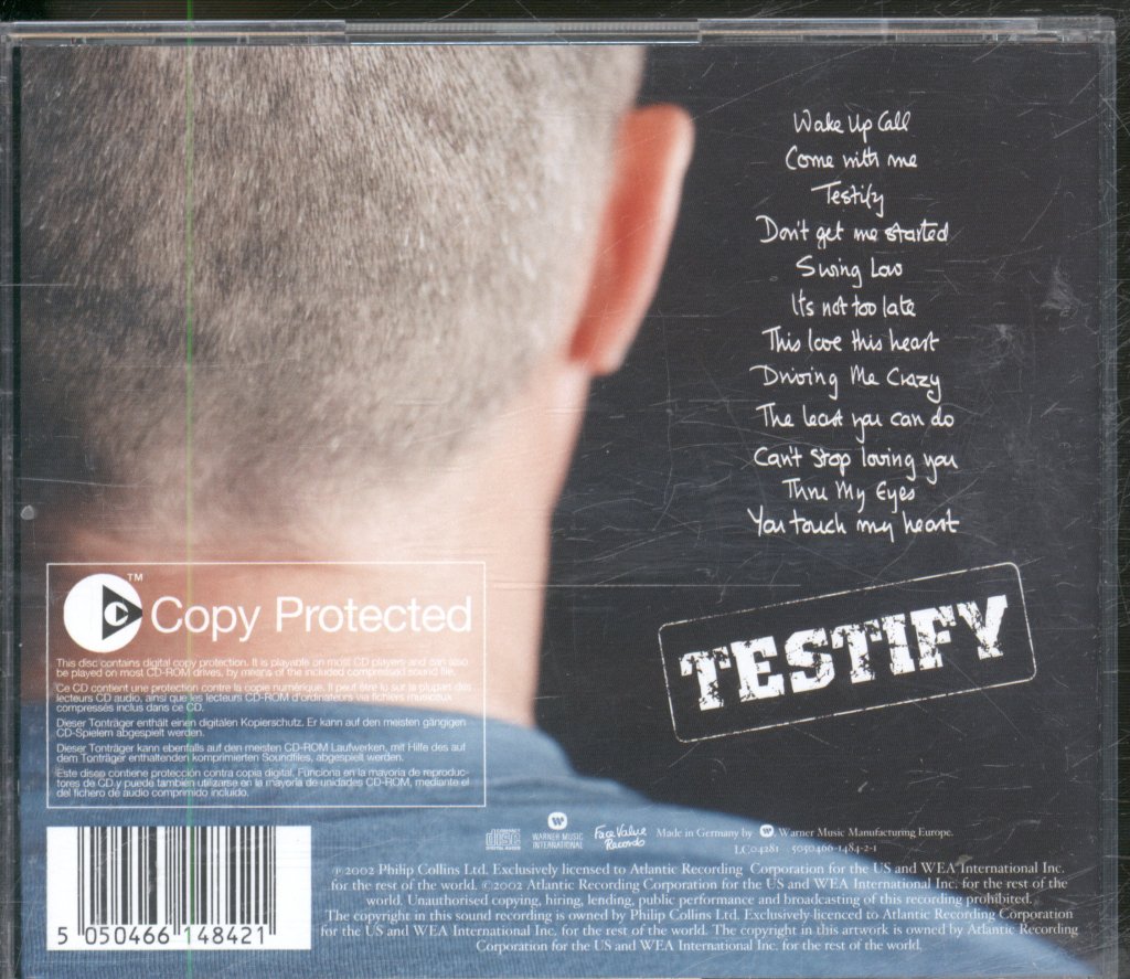 Phil Collins - Testify - Cd