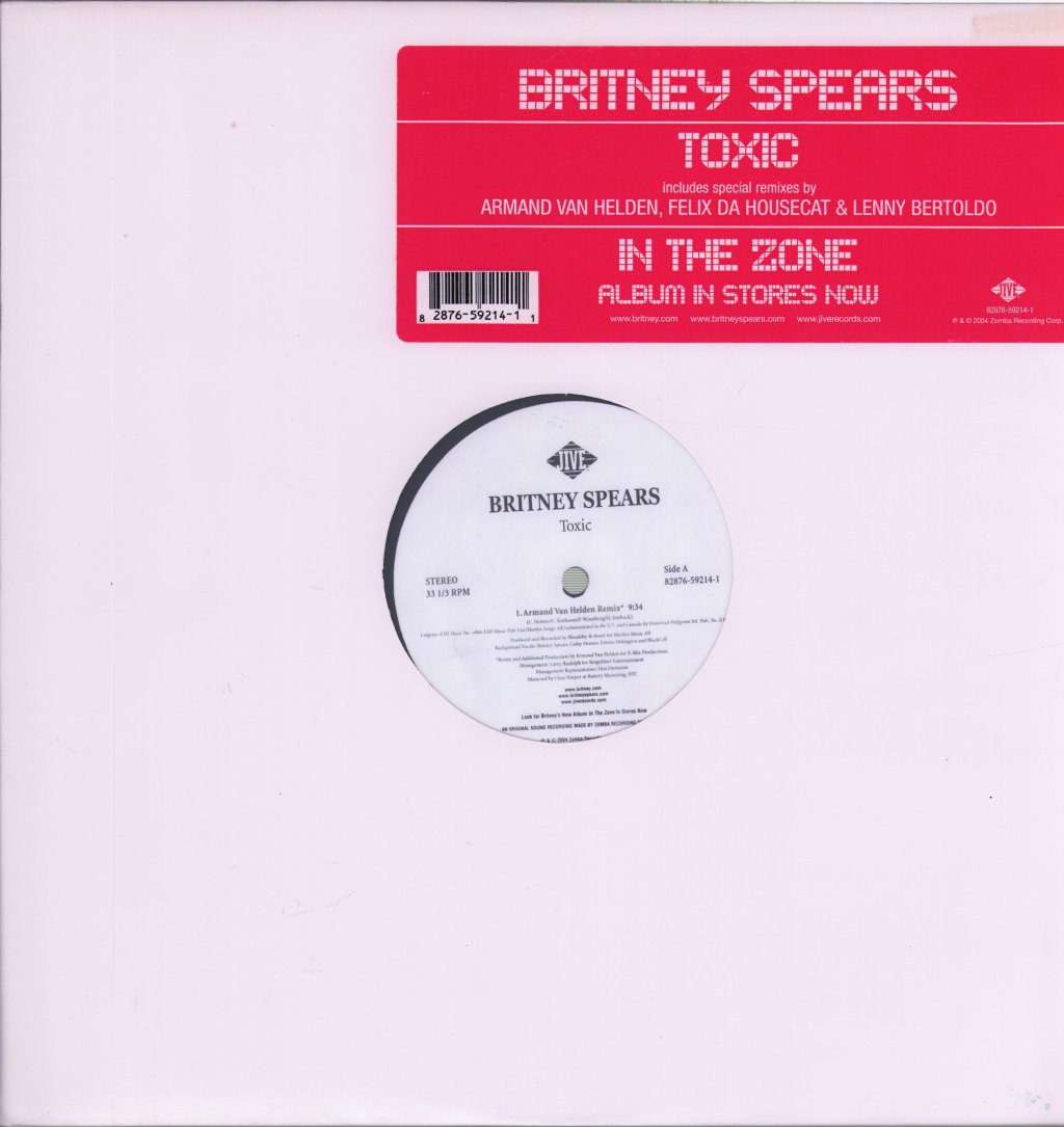 Britney Spears - Toxic - 12 Inch
