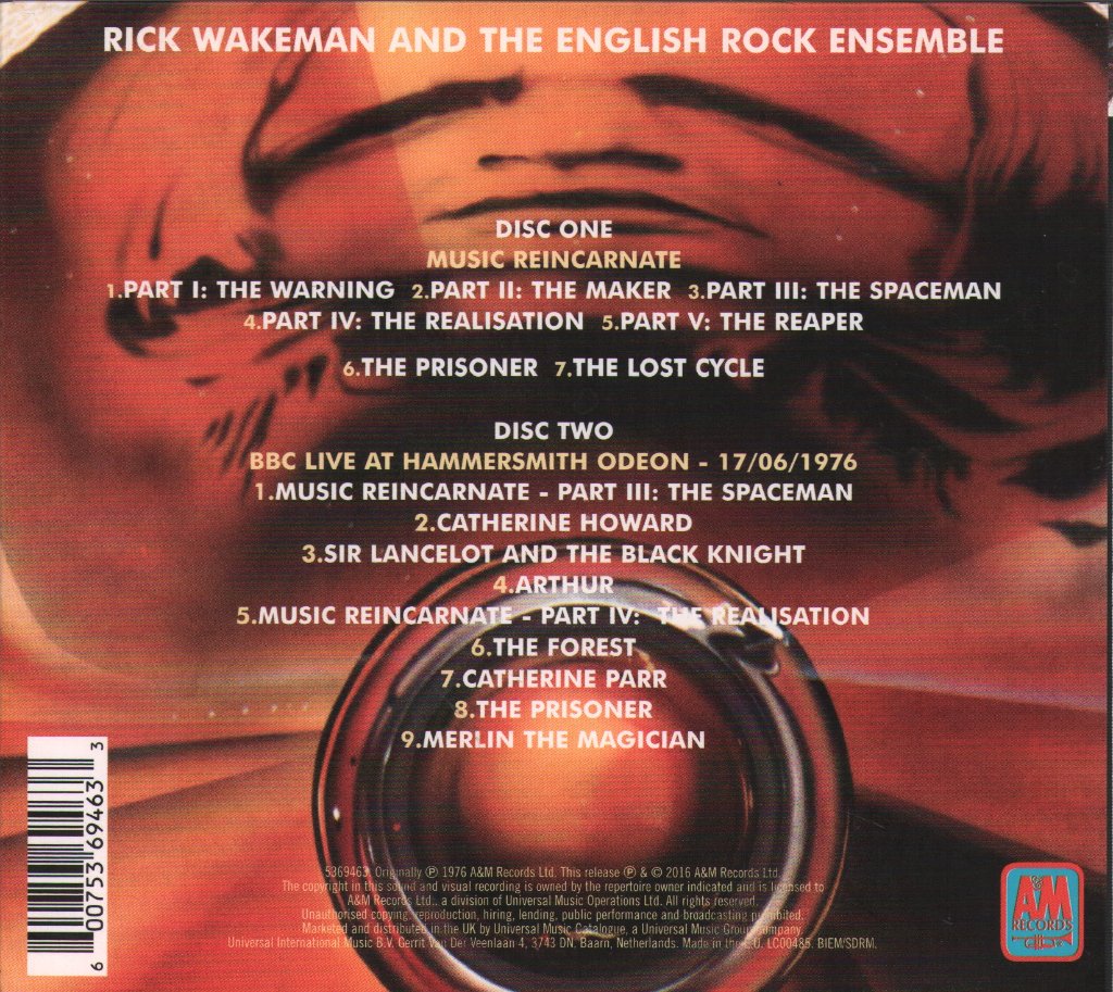 Rick Wakeman - No Earthly Connection - Double Cd