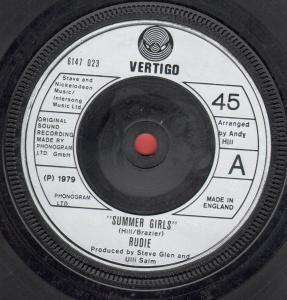 Rudie - Summer Girls - 7 Inch