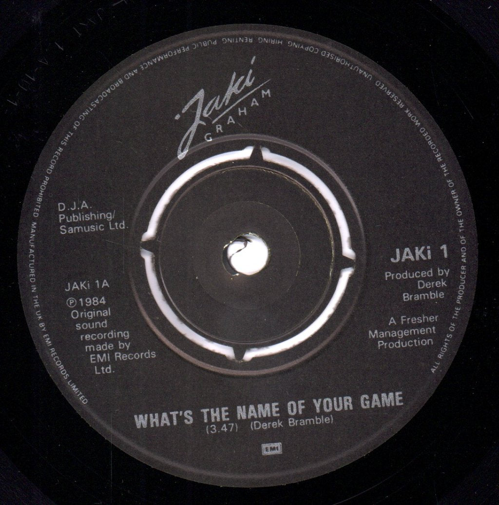 Jaki Graham - What's The Name Of Your Game - 7 Inch