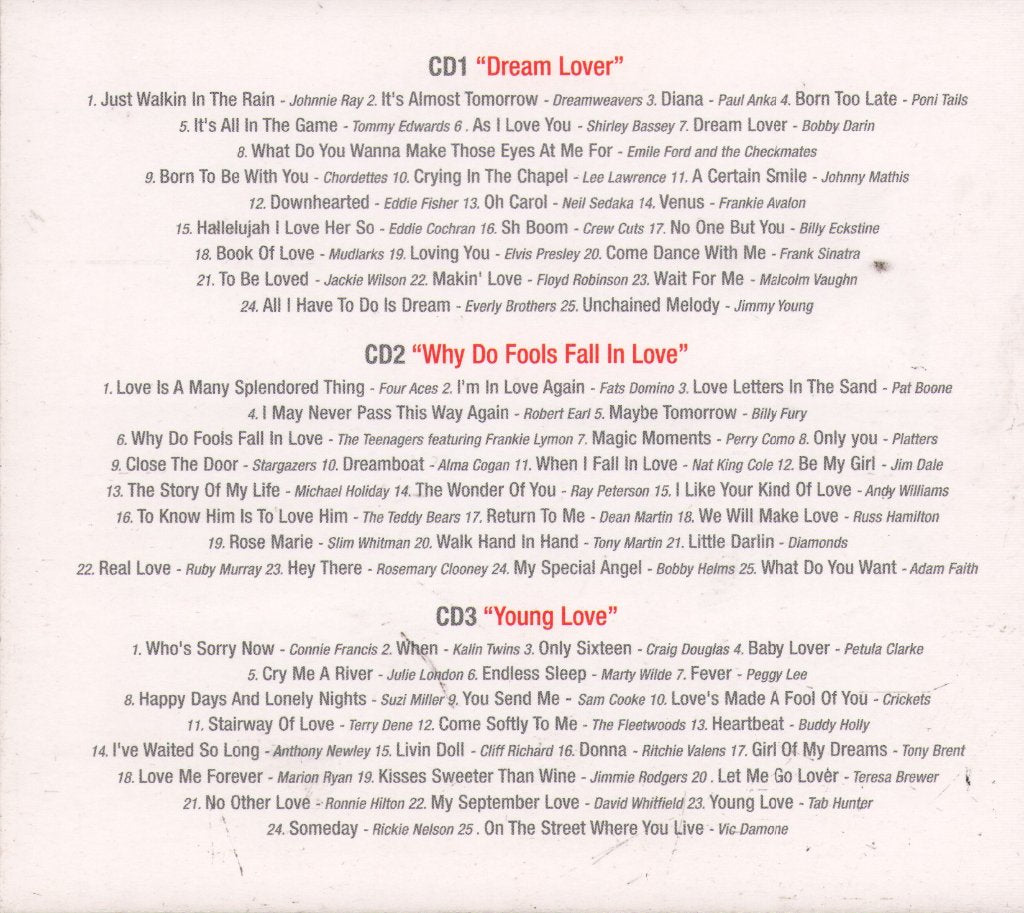 Various Artists - Lemon Popsicles & Strawberry Milkshakes - Love Songs - Cd Set