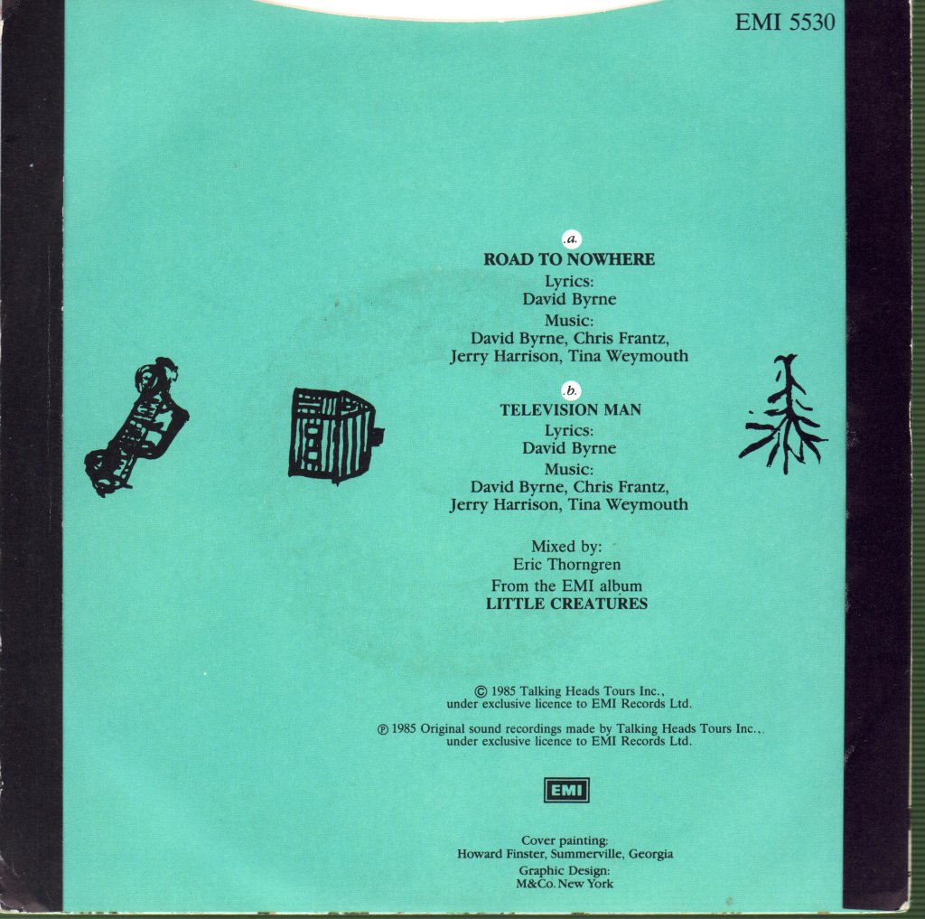 Talking Heads - Road To Nowhere - 7 Inch