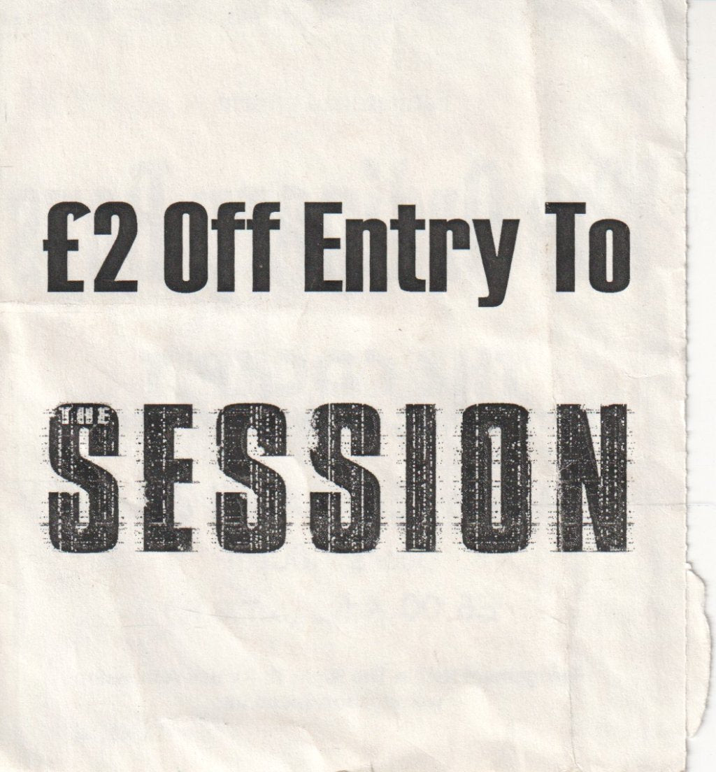 Ordinary Boys - leeds cockpit 26th april 2004 - Ticket