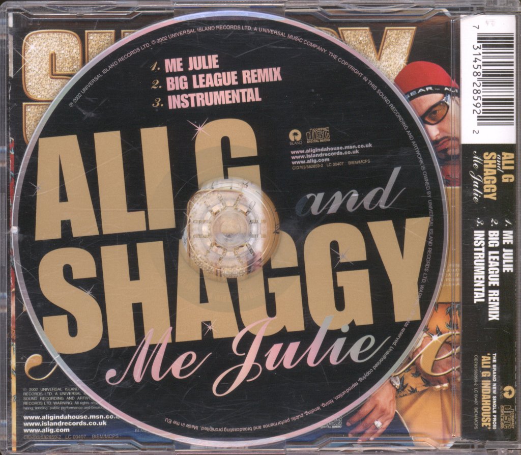 Ali G And Shaggy - Me Julie - Cd