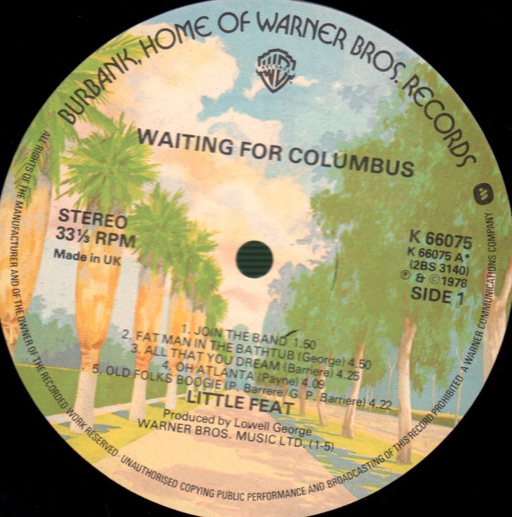 Little Feat - Waiting For Columbus - Double Lp