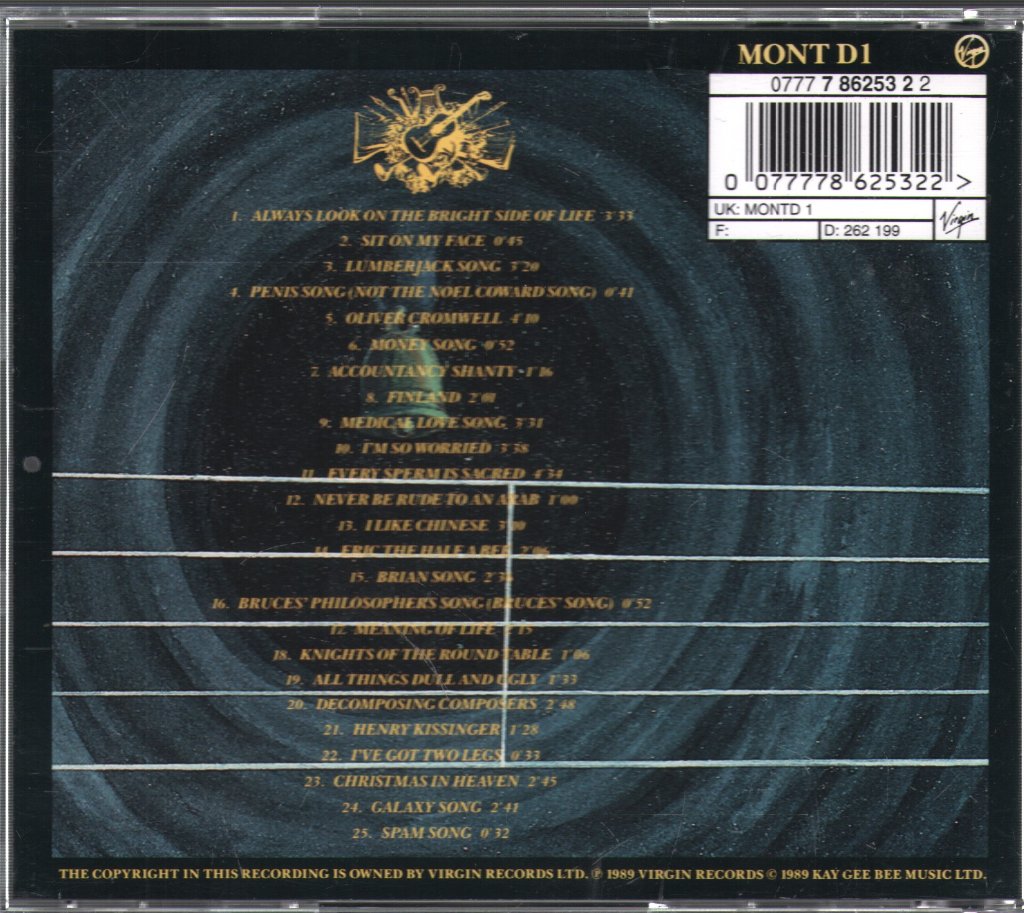 Monty Python - Monty Python Sings - Cd
