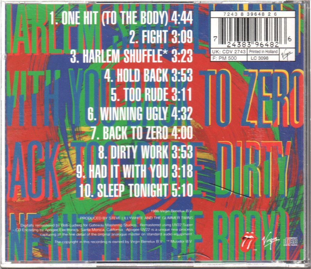 Rolling Stones - Dirty Work - Cd