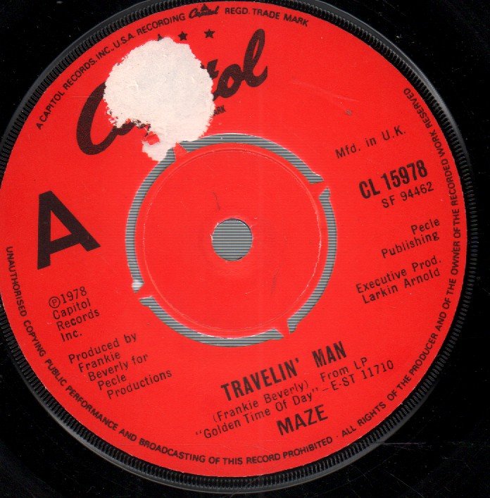Maze (Funk Group) - Workin' Together/Travellin' Man - 7 Inch