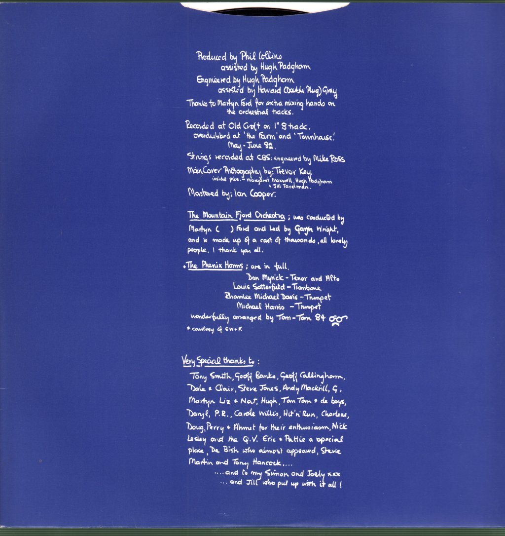 Phil Collins - Hello I Must Be Going - Lp