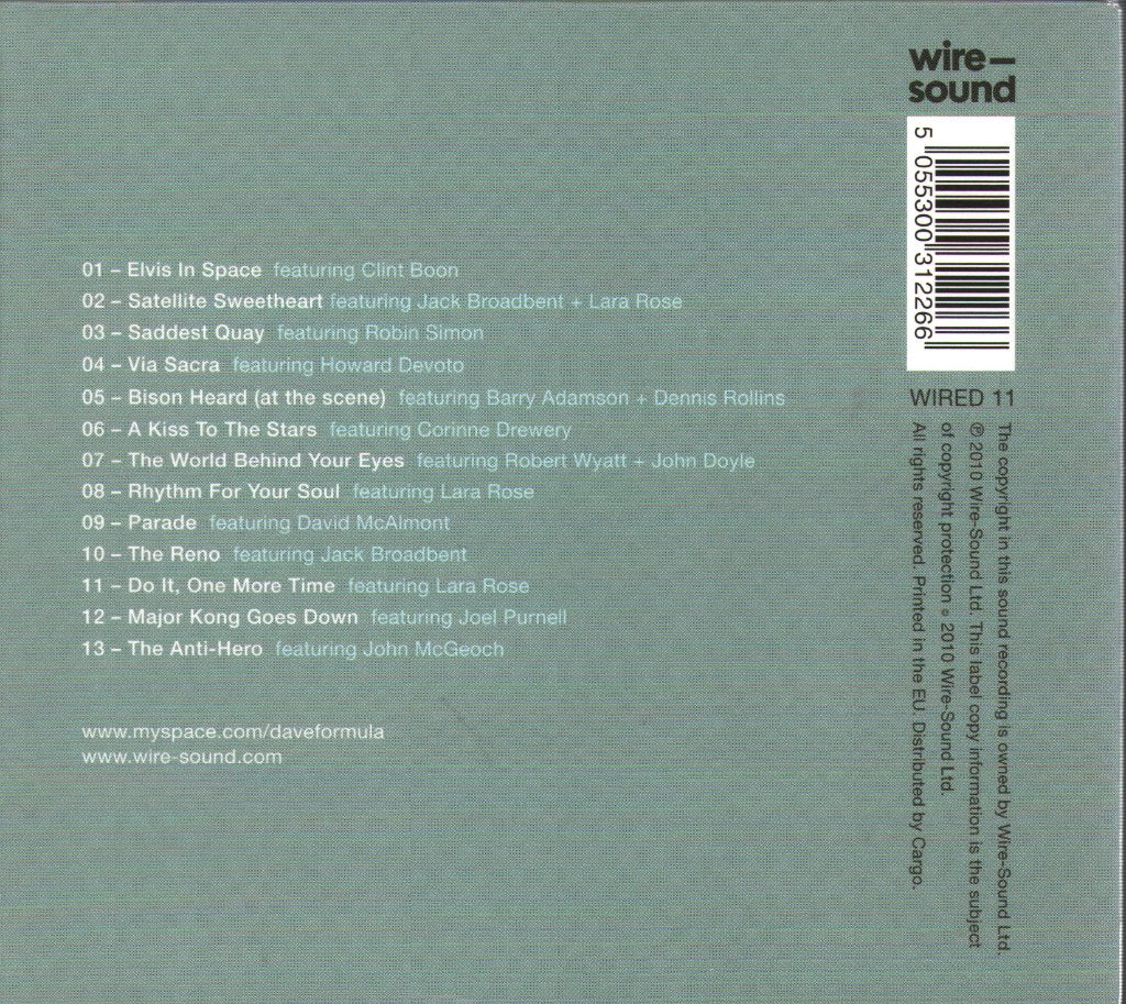 Dave Formula - Satellite Sweetheart - Cd