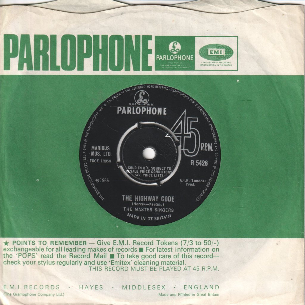 Master Singers - Highway Code - 7 Inch