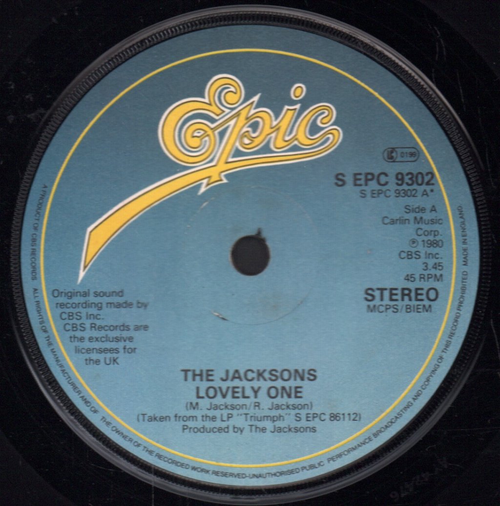 Jacksons (Us Group) - Lovely One - 7 Inch