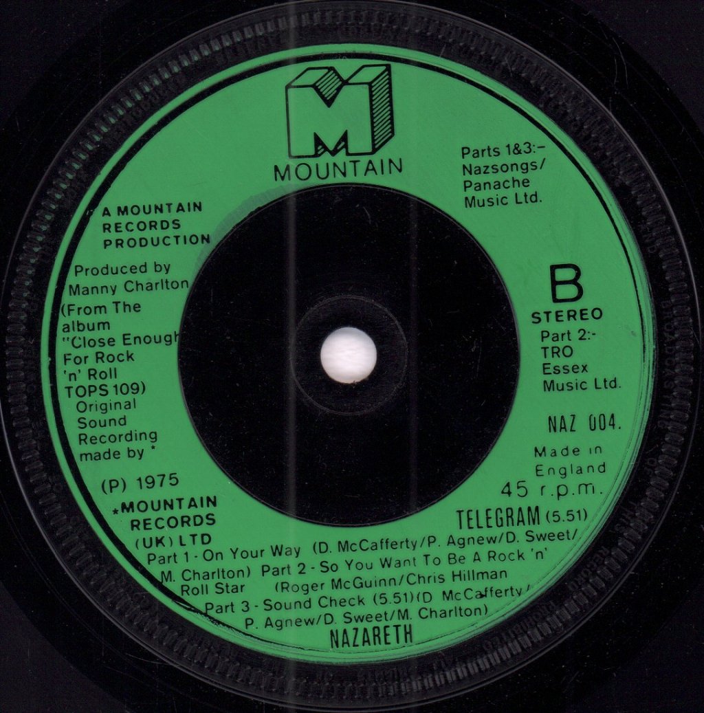 Nazareth - Whatever You Want Babe - 7 Inch