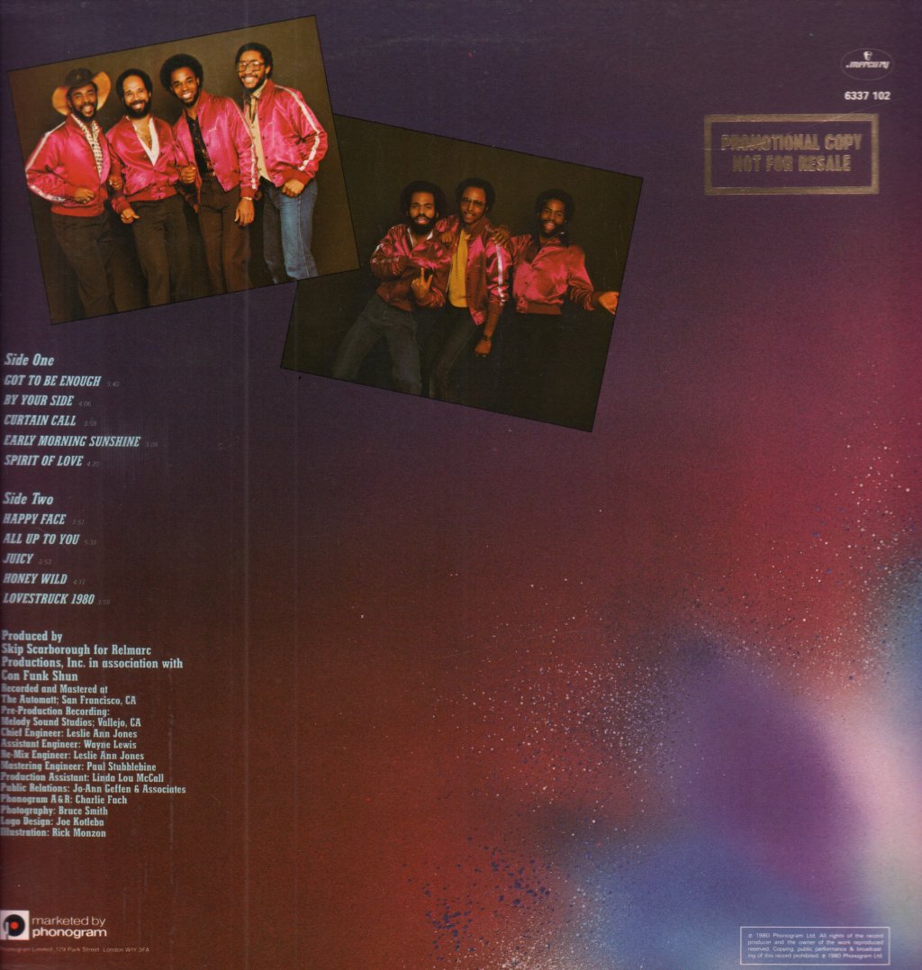 Con-Funk-Shun - Spirit Of Love - Lp