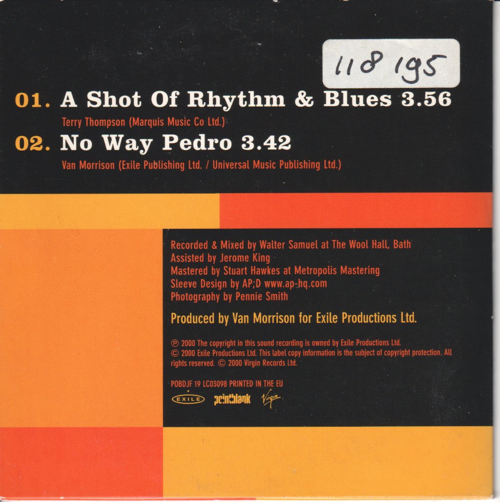 Van Morrison And Linda Gail Lewis - A Shot Of Rhythm And Blues - Cd