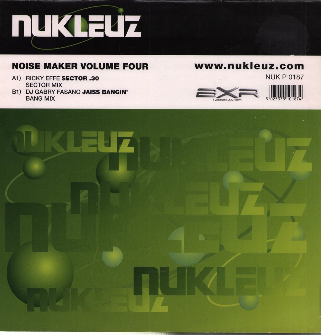 Ricky Effe/DJ Gabry Fasano - Noise Maker Volume Four - 12 Inch