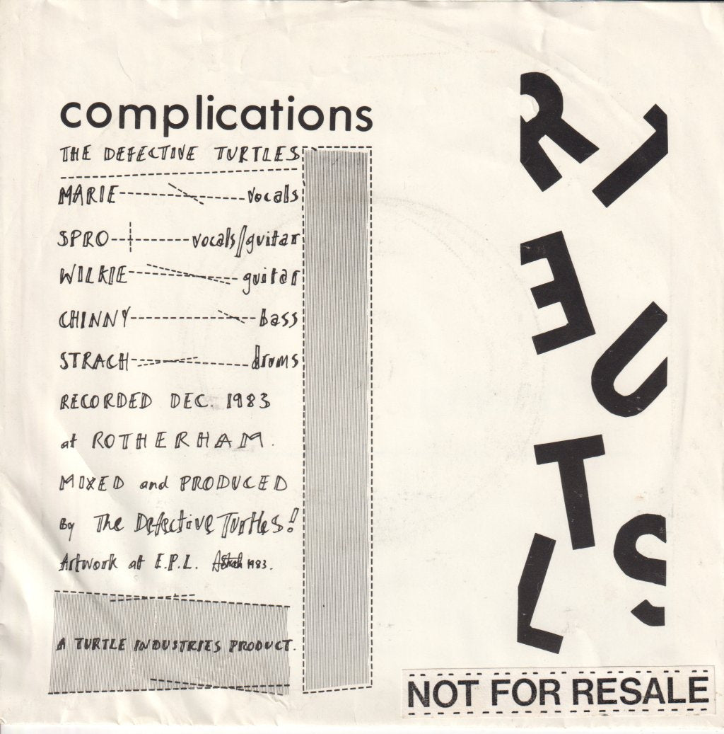 Defective Turtles - Fanning Fires - 7 Inch