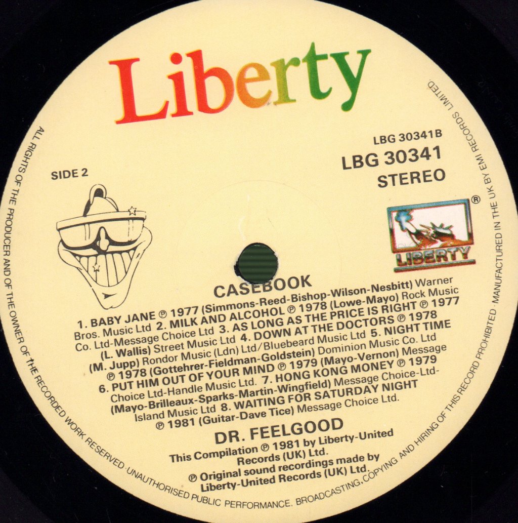 Dr. Feelgood - Casebook - Lp