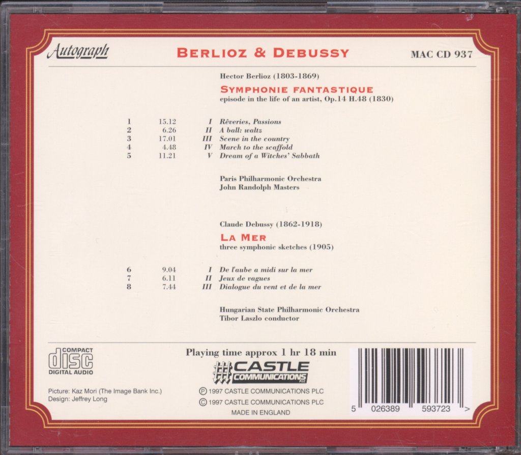 Various Artists - Berlioz And Debussy - Cd
