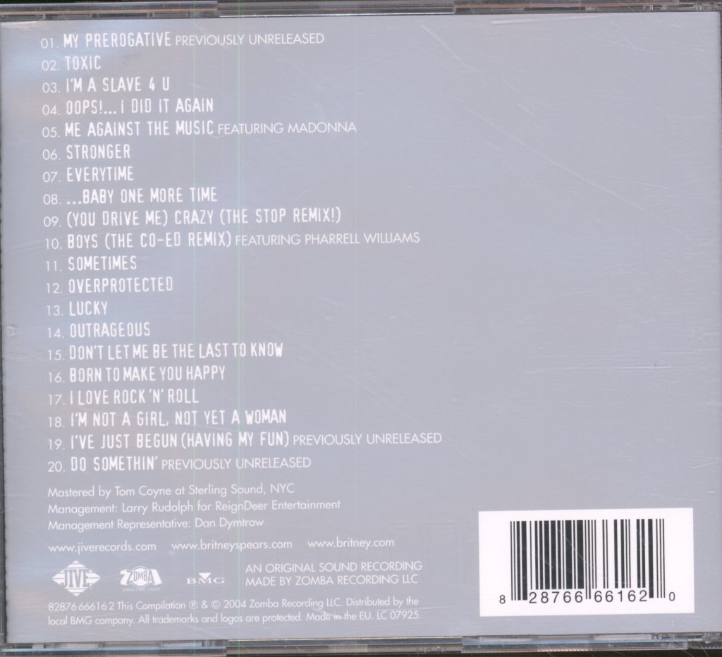 Britney Spears - Greatest Hits: My Prerogative - Cd